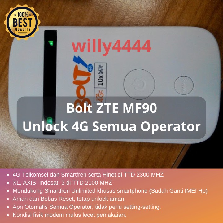 Modem 4g Bolt Zte Mf90 Unlock Second Murah Beeline Firmware Shopee Indonesia