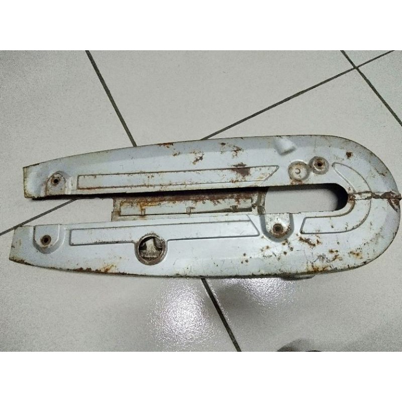 KATENGKAS TUTUP RANTAI ALFA TUA ORIGINAL WARNA SILVER CAT BAWAAN