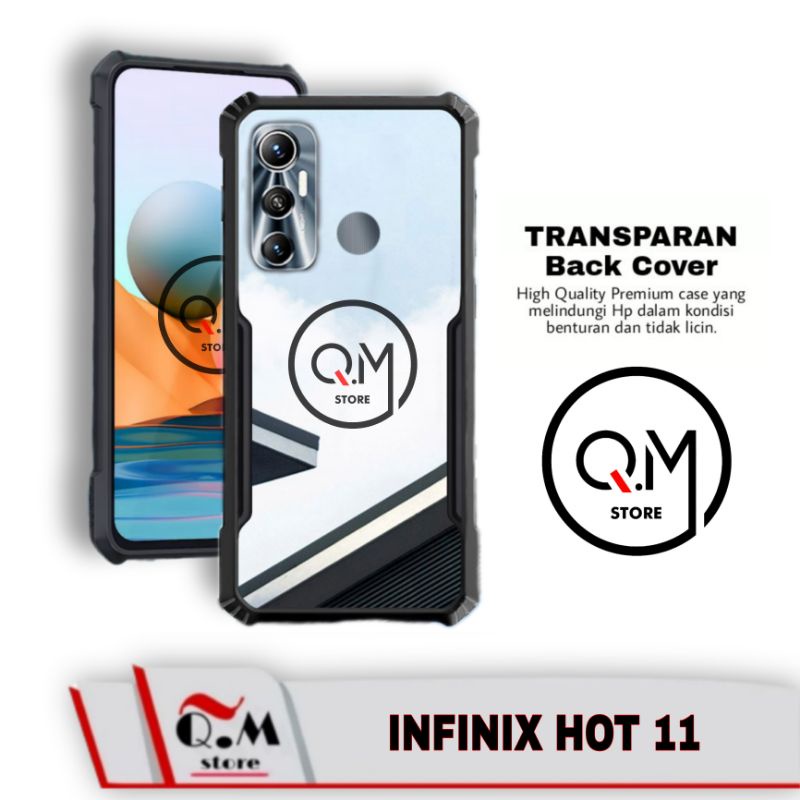 Case Infinix Hot 11 / Infinix Hot 11S Softcase Transparan TPU High Quality Pelindung Back Cover