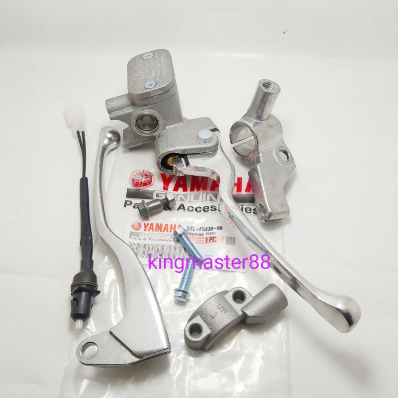 master rem atas mio Sporty sepaket dudukan spion kiri handel rem kiri mio soul xeon karbu master rem