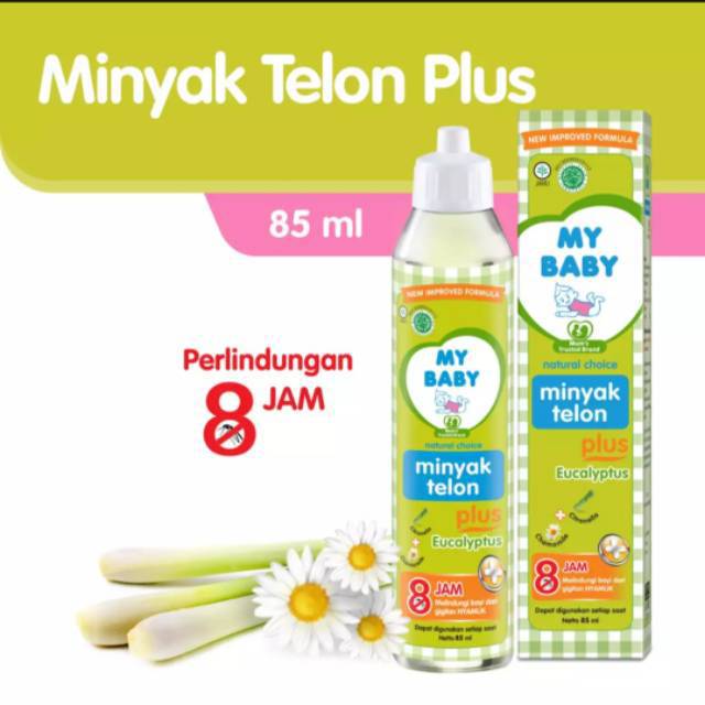 My Baby Minyak Telon Plus 60ml 90ml 150ml 8 Jam lavender