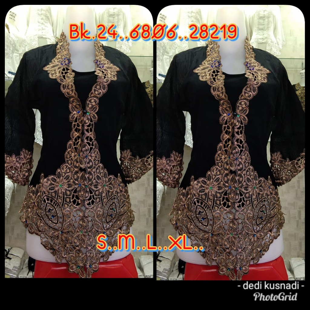 KEBAYA HITAM BOLERO