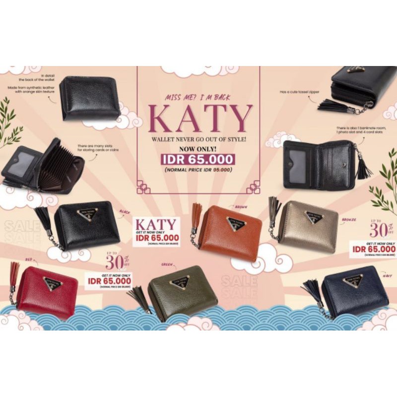 Katty Wallet Jims Honey - Dompet Lipat Wanita