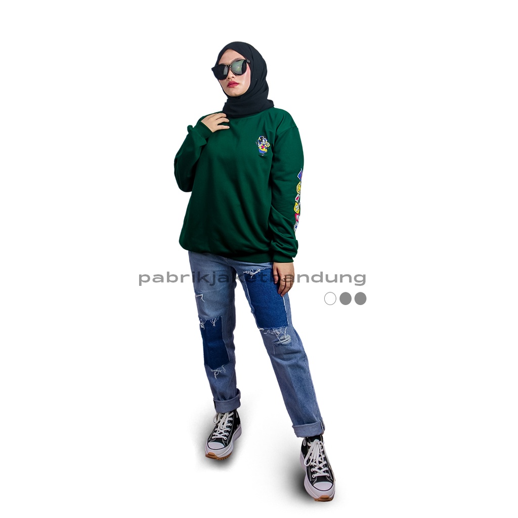 Mickey Tren Sweatshirt  Holyrider Emerald