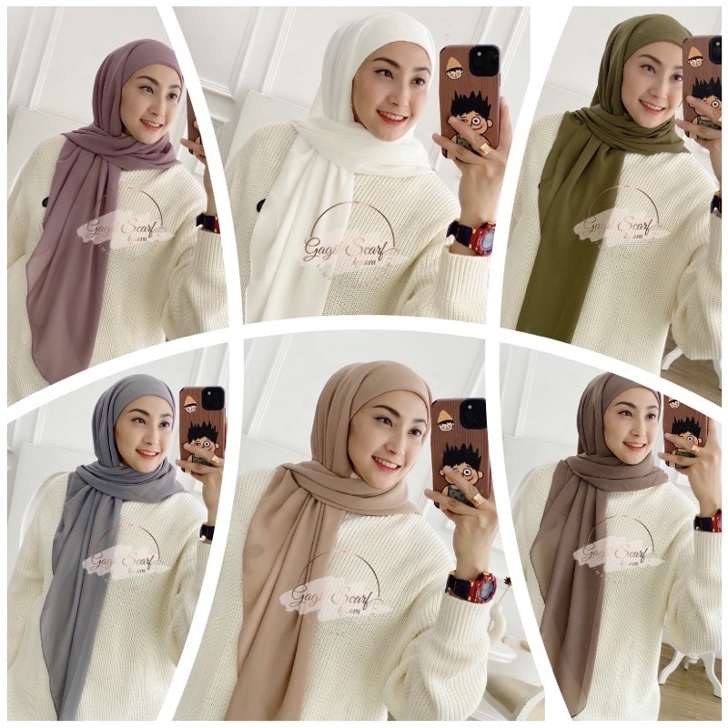 Segiempat Instant / Jilbab Segiempat Inner / Jilbab Segiempat Instant / Hijab Inner Segiempat