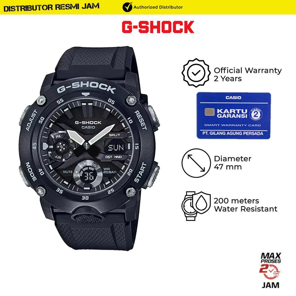 GShock GA-2000S-1ADR GA-2000 GA2000S GA2000 Garansi Resmi 2 Tahun