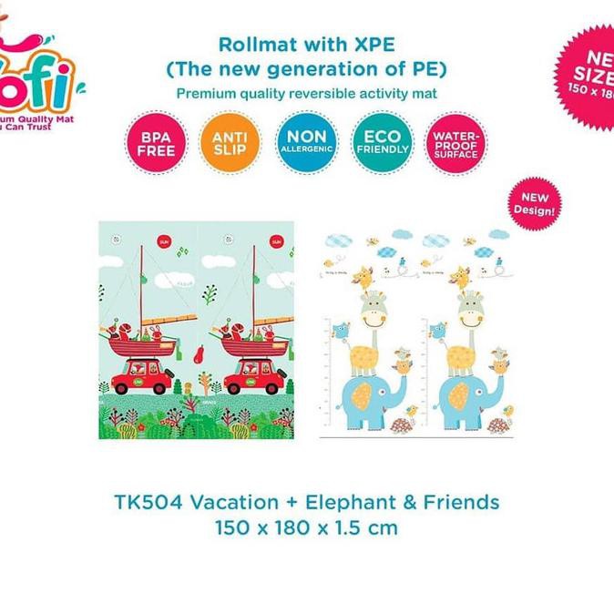 Yofi Playmat Xpe Rollmat ( 150*180*1,5 ) - Termurah !