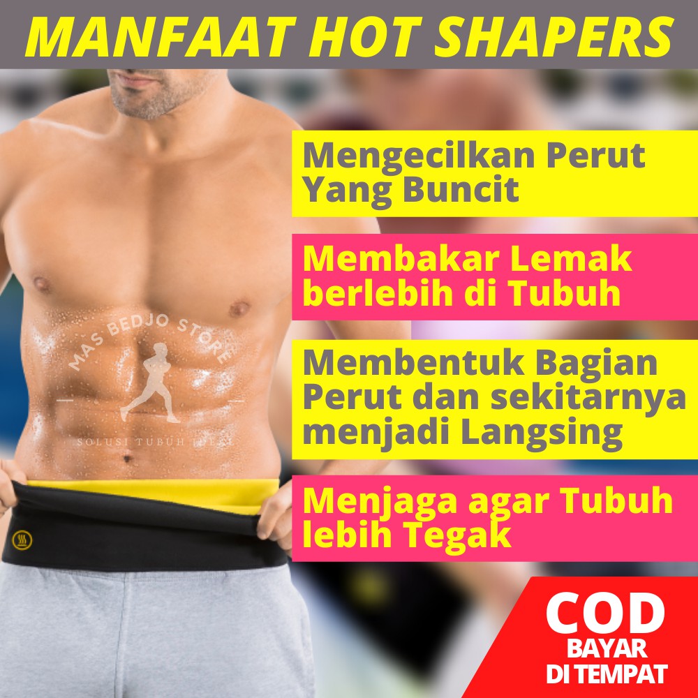 [PROMO] Korset Pelangsing Perut Buncit Neotex Hot Shapers Pengecil Perut Olahraga Stagen Pria Wanita