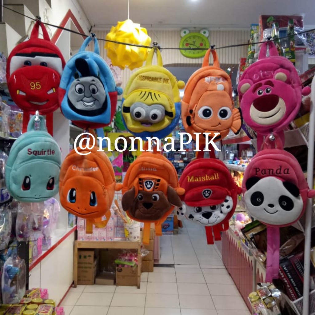 Tas Ransel 2 ( dua ) Seleting Karakter Thomas dan Kanahei Usagi Piske Import uk M