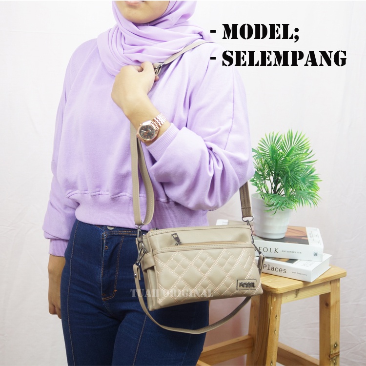 TuahSlim bags ( New ) SLingbag 4 ruang Import premium series high quality Cluth 09 / Tas Wanita Import Terbaru Kekinian viral/ Tas Selempang Wanita Terlaris / Tas Cluth import Wanita / Dompet Hp Dan Uang Wanita Terbaru