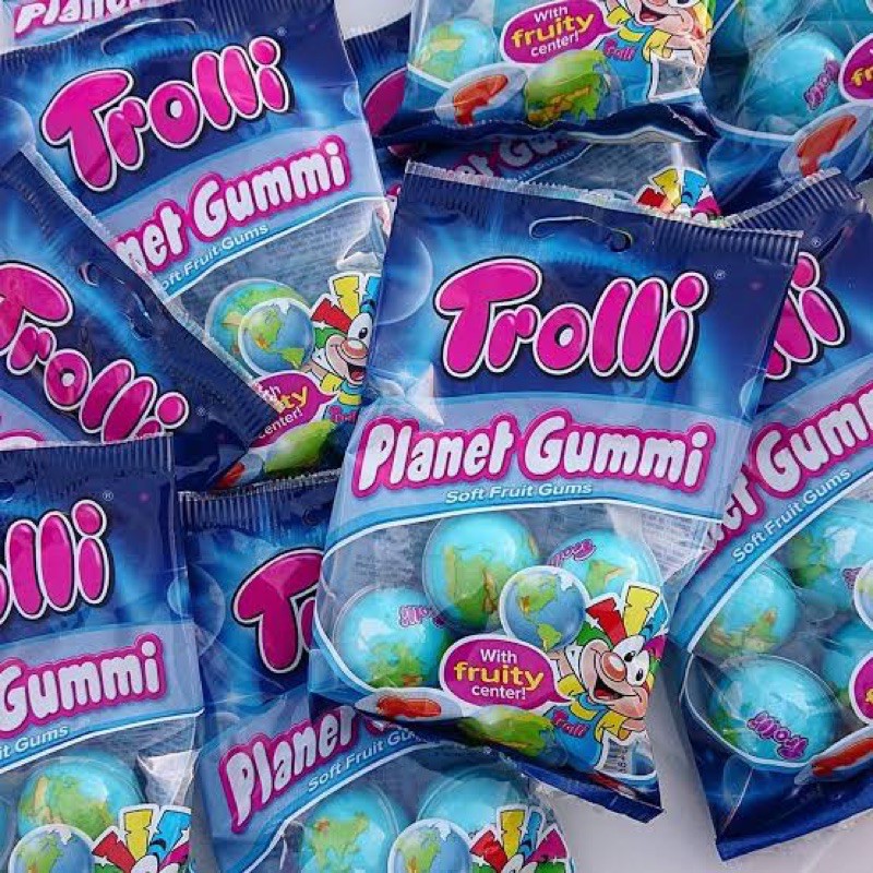 Trolli Planet Gummy / Gummi Earth Jelly Marshmallow 1 Pcs (SATU BIJI)