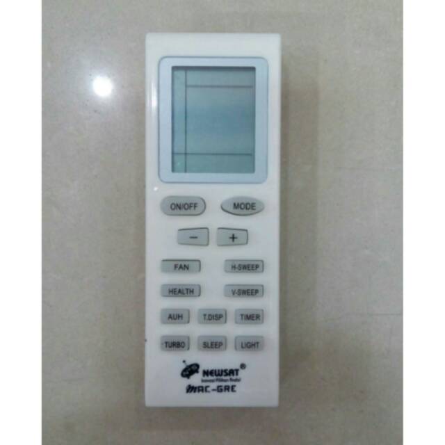 REMOT / REMOTE AC GREE MULTI / UNIVERSAL / SERBAGUNA NEWSAT