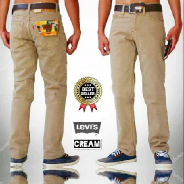 Celana levis standar pria-celana standar pria original-celana panjang standar pria