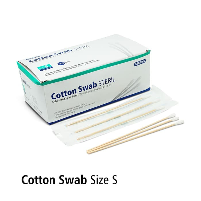 New OneMed Citoswab Cotton Swab, Kapas Steril