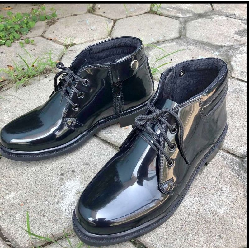 SEPATU PDH SEPATU PDH TNI POLRI SECURTY SATPAM Resleting Kilap