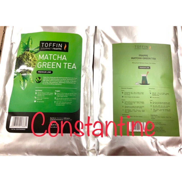 

Bubuk Green Tea Powder Toffin Matcha Green Tea Powder