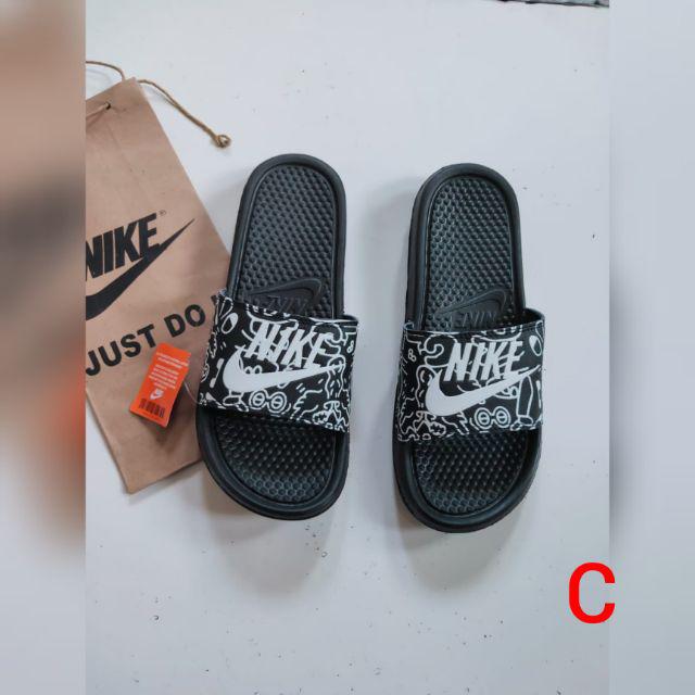 Sandal slop Nike Benassi pria dan wanita termurah-Model C