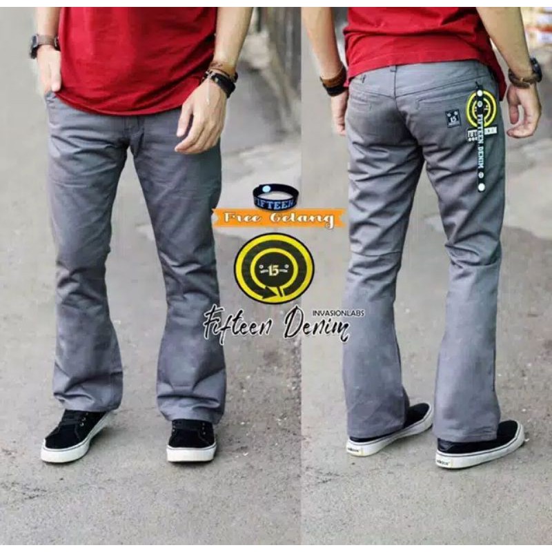 Celana Chino Cutbray Stret Panjang Pria Celana Chino Cutbray Size:S-XXL