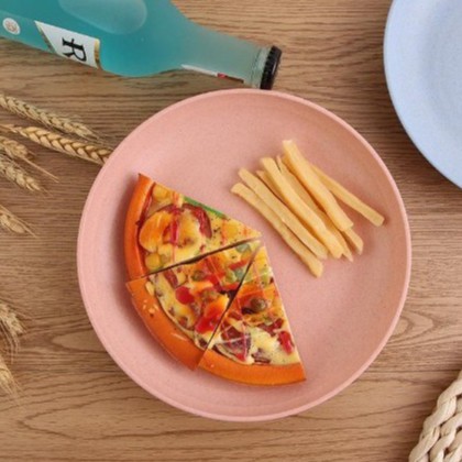 Tu88 Piring Makan Bahan Jerami Pirin Saji Makanan Ramah Lingkungan Piring Jerami Piring Makanan Pmaj Shopee Indonesia