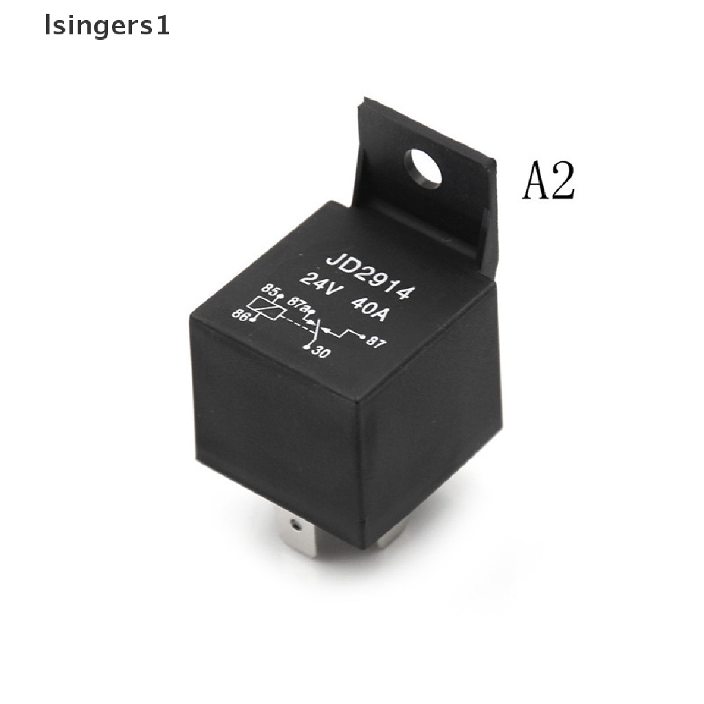 (lsingers1) Relay 5-Pin 40A DC 12V / 24V Untuk Lampu Depan Mobil