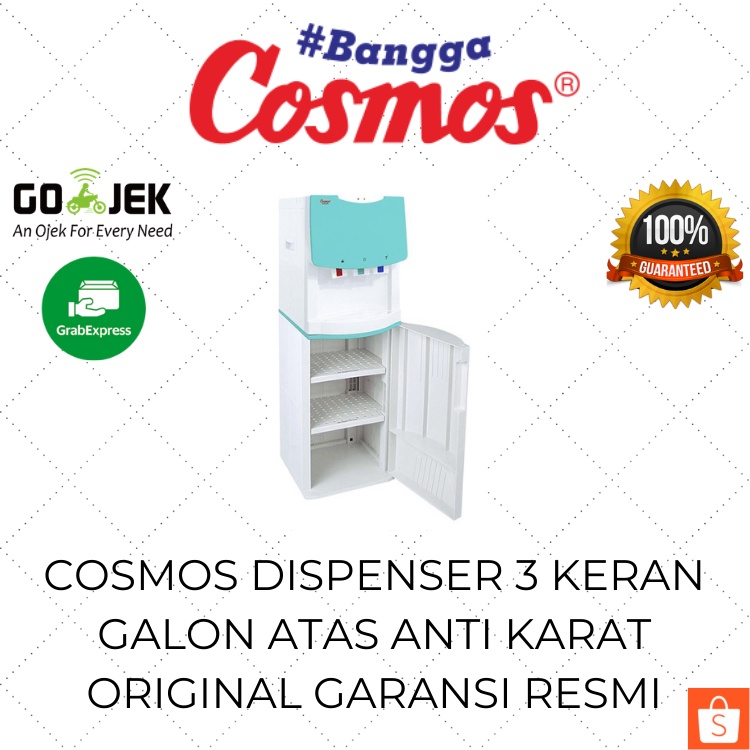 Cosmos Dispenser Air Minum 3 Keran 3in1 CWD 5603 / Dispenser Galon Atas Panas Normal Dingin Tinggi O
