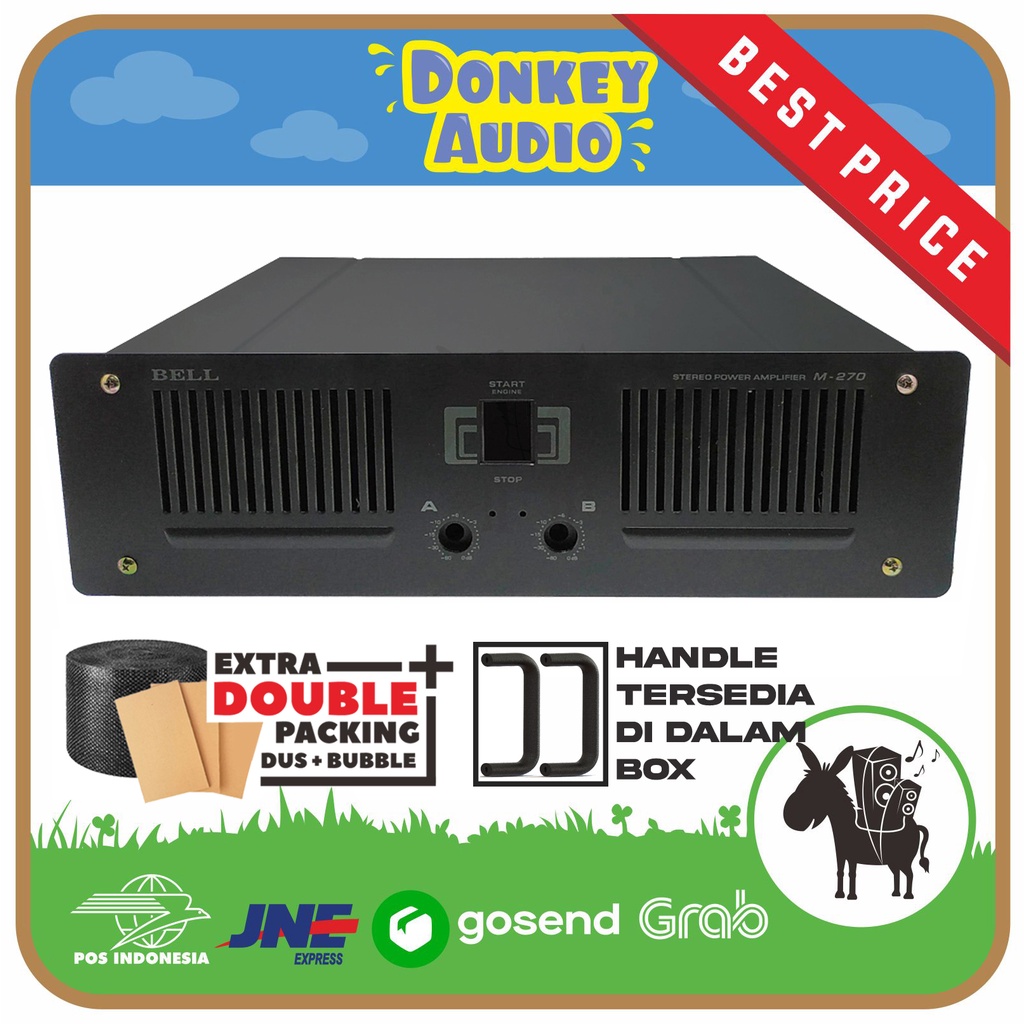 BOX POWER AMPLIFIER M270 M 270 M-270 AMPLIFIER BELL