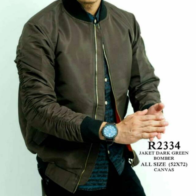 Jaket Bomber Polos Terbaru