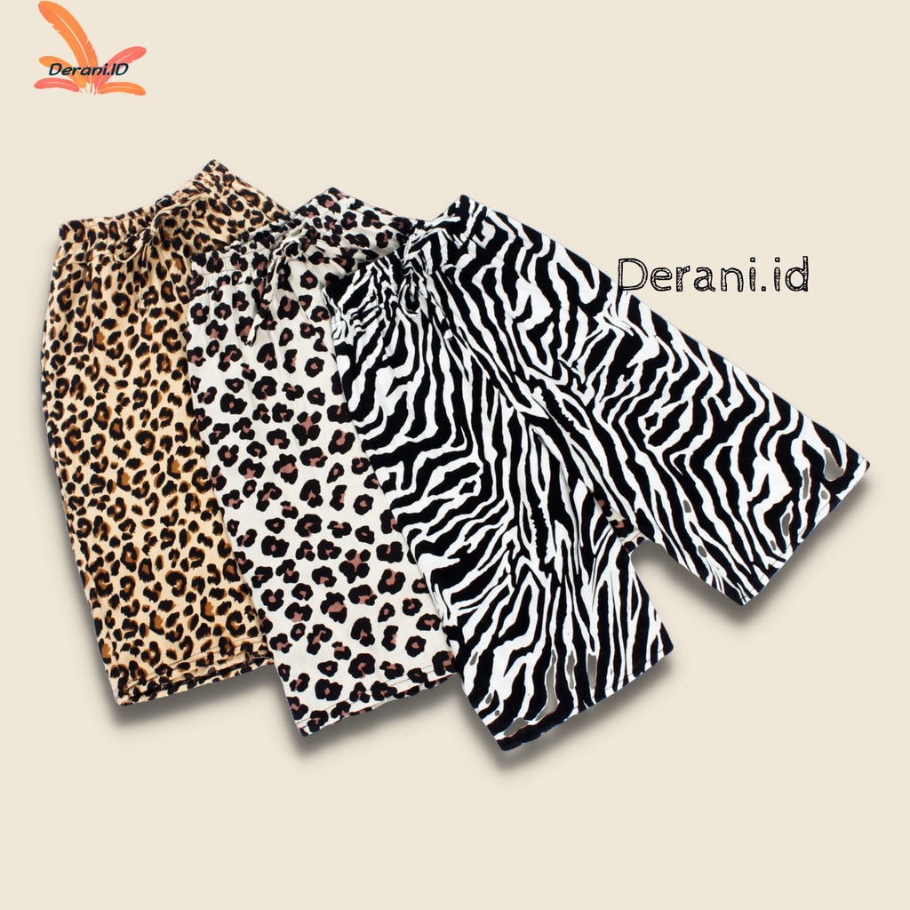 Kulot anak motif animal usia 2-9 th (COD) Material rayon premium