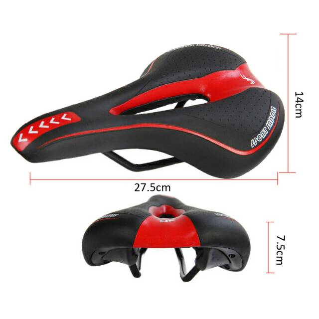 Sadel Sepeda MTB - 1021 - Red