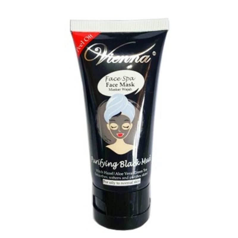 Vienna Face Mask Tube 50 ML - Vienna Face Mask Purifying Black - Vienna Face Mask Clarifying Egg