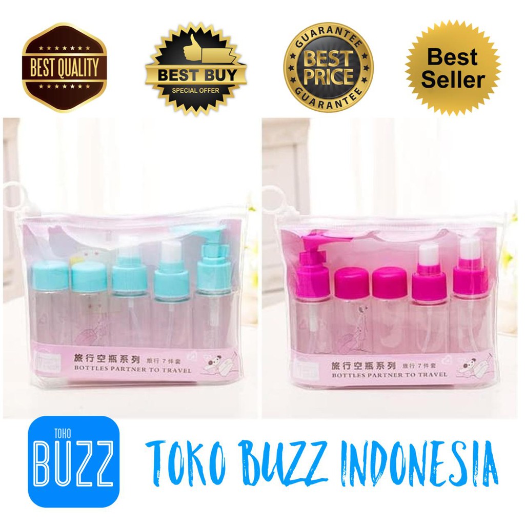 Travel Toiletries Kit / Tempat Sabun Shampoo Botol 5 in 1