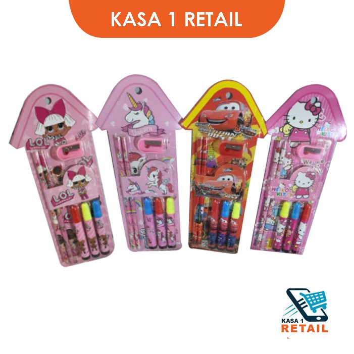 

Paket Alat Tulis Study Set / Stationery Anak Laki-laki dan Perempuan