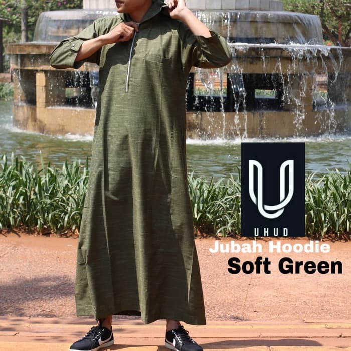 Jubah hoodie uhud 3 warna bukan samase alamwa alharamain