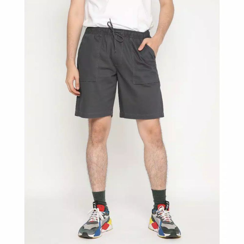 Erigo Short Pants Otis Grey Celana Pendek