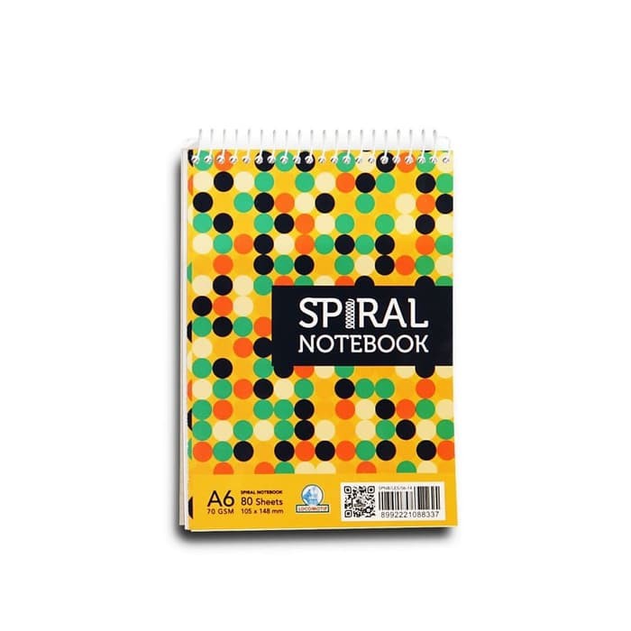 Buku Tulis Memo Spiral Notebook A6 Garis 80 lbr Locomotif