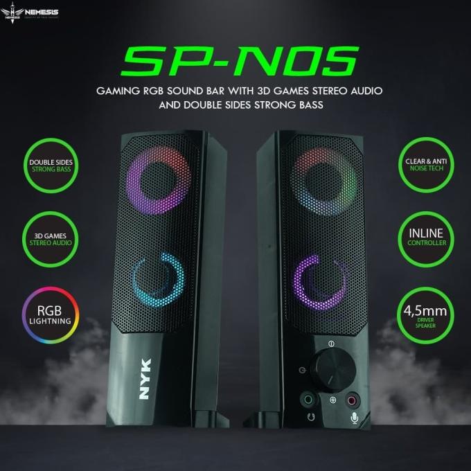 Speaker Nyk Sp-N05 Gaming Rgb