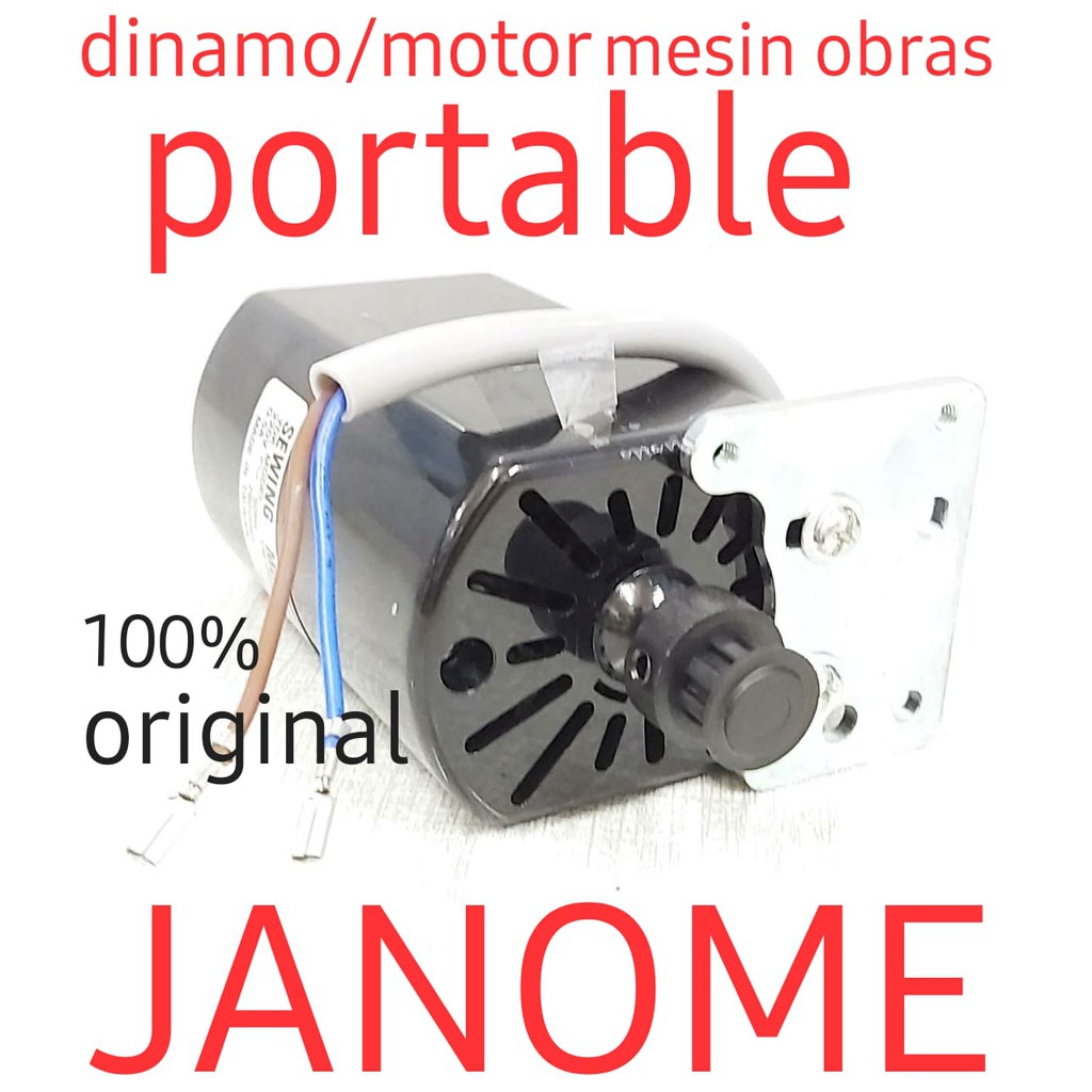 JANOME GENUINE PART motor dinamo mesin obras portable janome 990d