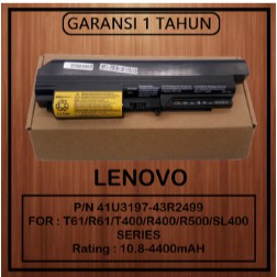 Baterai laptop Lenovo Thinkpad T61 R400 T400 R61 SL400