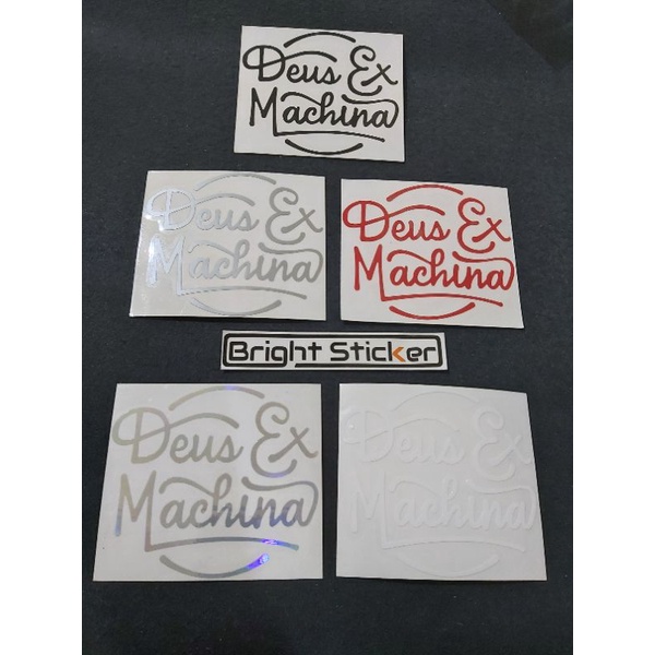 STICKER DEUS EX MACHINA CUTTING