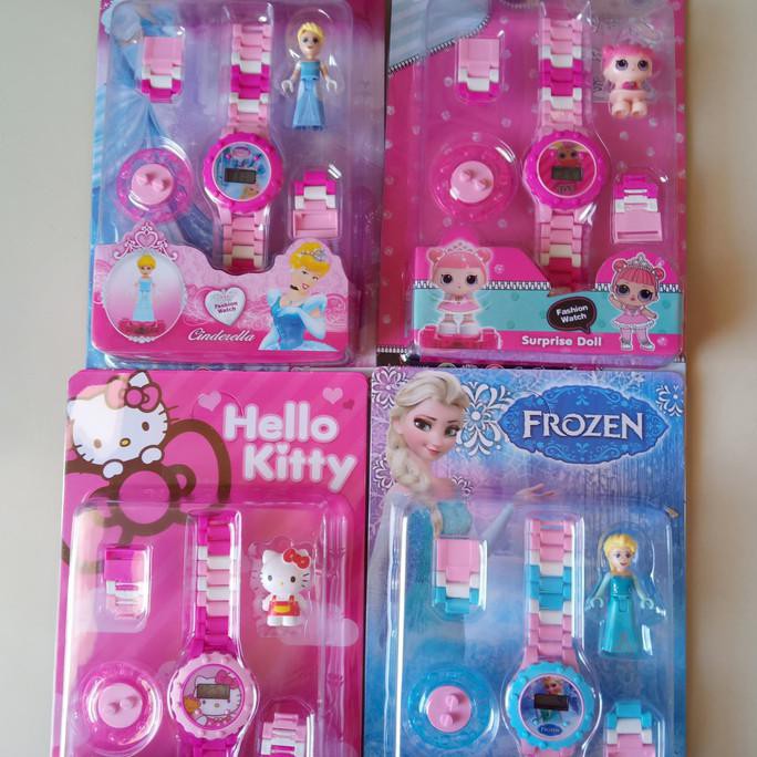 Jam Tangan Lego Anak cars hello kity iron man frozen