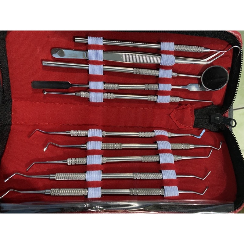 AK1-Schezher compact Dental diagnostic kit basic instrument instrumen dasar