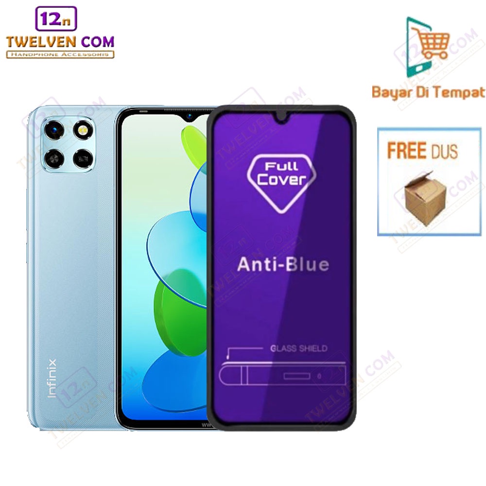 ANTI BLUE TEMPERED GLASS BLUE LIGHT ANTI GORES Infinix Smart 6 HD