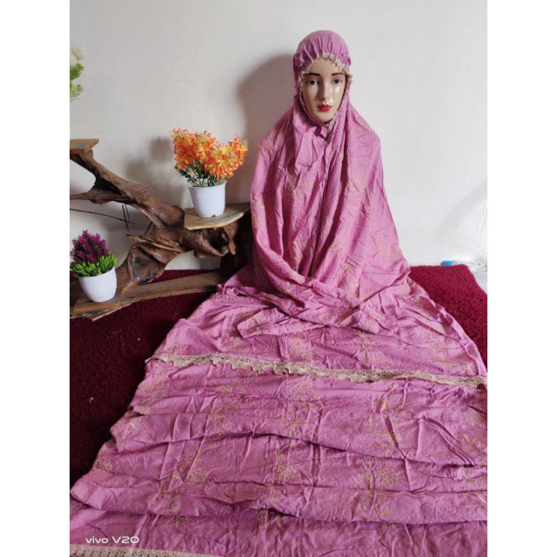 Mukena terusan Rayon Gracella, Mukena dewasa, Mukena adem