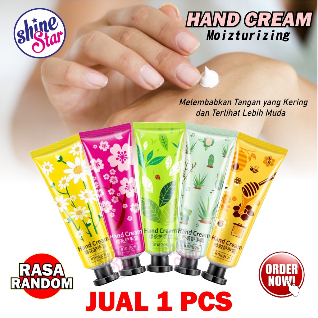 SHINE STAR - 1PCS RANDOM - HAND CREAM IMAGES 30GR / LOTION KRIM TANGAN MENJADIKAN TANGAN HALUS DAN LEMBUT