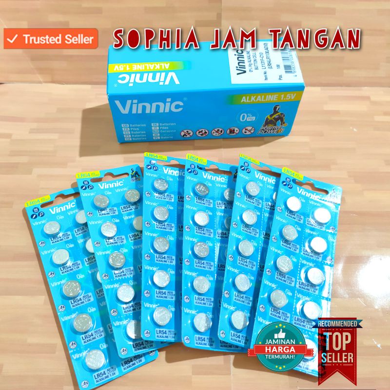 LR54 / L1131F / LR 1130 / LR 1131 / LR1130 / LR1131 / L1131 / AG10 BATEREI JAM TANGAN VINNIC ORIGINAL 100%