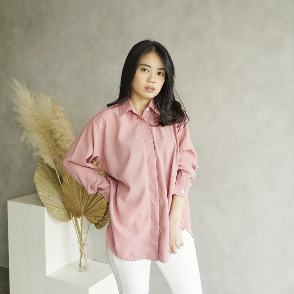 KANIA  Loose Shirt - Kemeja Wanita Polos | MARU-6