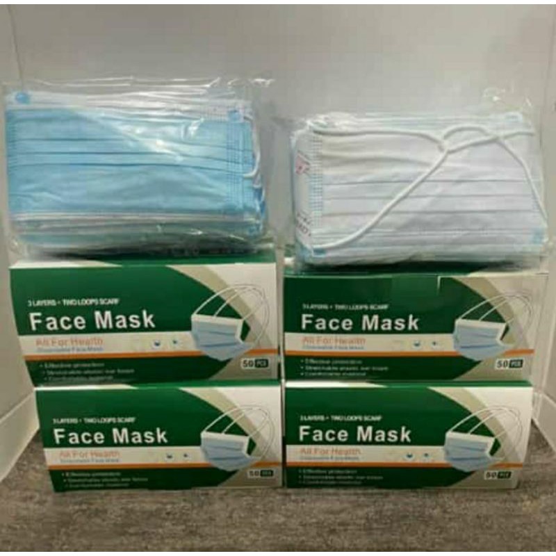 Masker Headloop Face Mask Hijab Kemenkes