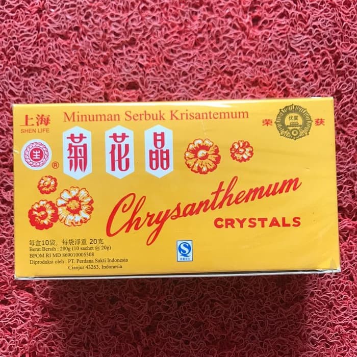 Obat Herbal Cina Panas Dalam Sakit Tengorokan Sariawan Original Chysanthemum Crystals Tradisional