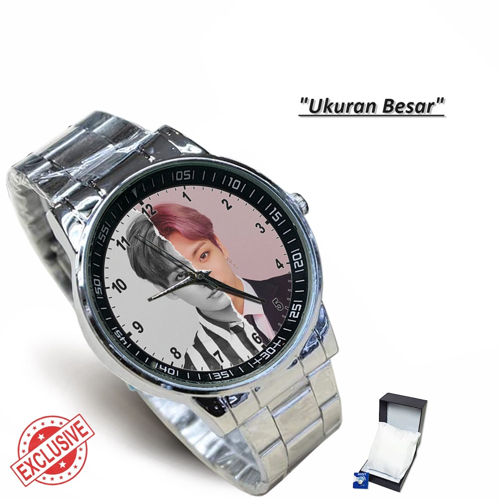 Jam Tangan Rantai Couple K-POP BTS JUNGKOK (Keren)