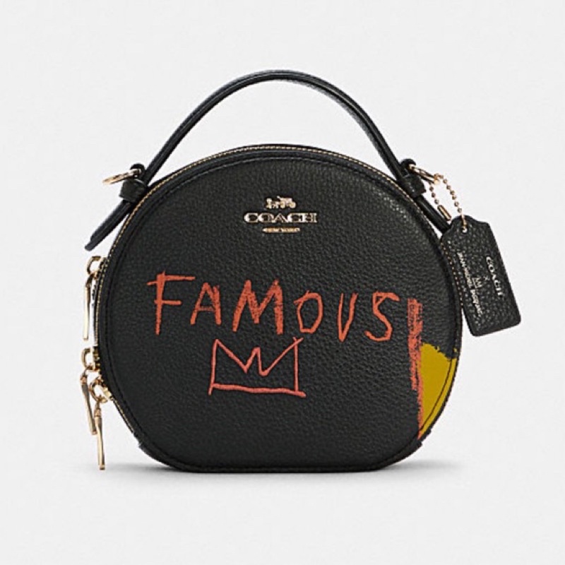 Coach X Jean Michel Basquiat Canteen Crossbody In Signature Canvas (C5657)